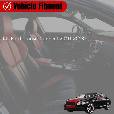 Vehicle fitment graphic showing heavy duty rear brake drums for Ford Transit Connect 2010 to 2013 two pack.