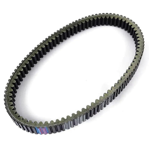 Top-Tier V-Drive Transmission Belt For Kymco MXU UXV 500 700i 4x4 IRS Turf Motorbike, durable, heat and oil resistant, oval design.