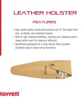 Premium Leather Holster for 6 Inch Dial Caliper with Durable Protection, Quick Access, and Secure Fit, a Precision Tool Accessory Built for Pro DIYers, 915 Model displayed flat.