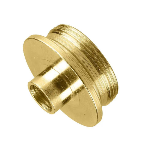 Heavy Duty Brass Router Template Guide 13/32 Inch X 1/2 Inch Replacement For Porter Cable 42033 showing durable brass construction.