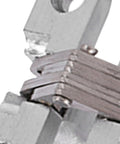 Close-up view of Folding Cabinet Door Hinges 180 Degree Zinc Alloy Invisible Hinges for Corner Kitchen Cabinets Replacement