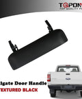 Tailgate Door Handle Replacement For Ford Ranger 1998-2011 And Mazda B2300 B3000 B4000 2001-2010 Textured Black Exterior Rear