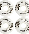 52mm 95A White Skateboard Wheels With Comprehensive Tool Kit Bearings Washers Spacers All In One Street Freestyle Setup
