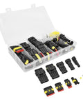 192 Piece Wire Connector Plug Kit with Silicone Plugs DIY Friendly Automotive Electrical Terminals Assortment