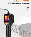 Pro Grade Dual Camera Thermal Imaging System With Visual Light 120x90 IR Resolution And 240x240 Ultra Resolution 25 Hz Thermal Camera -4F To 1022F Range App Image Transfer And PC Analysis with rechargeable battery