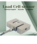 S Shape Tension And Compression Load Cell Sensor Indicator Instrument For Control System Applications, steel casing, angled view
