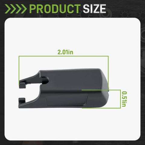 Two Pack Front Windshield Wiper Arm Cover Clip Push Caps For Mercedes Benz A Class B Class C Class E Class CLA GLC Vito And V Class Models 2014 2016 2021 Replacement W000050335 EZ Install Durable OEM Style with Dimensions