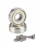 608ZZ Double Shielded Miniature Ball Bearings Set Of Twenty Hardened Steel Axles Built Tough to reduce friction in skateboards.