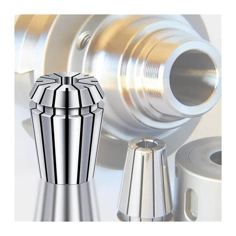 Heavy Duty ER32 Spring Collet For CNC Milling And Lathe Tool Holding With Slots For Secure Grip, Made From High Grade Steel.