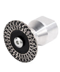 Sweet Cuts Every Time With Hella Tough 40Mm Mini Diamond Engraving Blades featuring 5/8 Inch 11 thread flange and mounting bolts