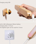 Rechargeable Vanity Light Bar With Three Level Dimmable Touch Control, Magnetic Mount LED Mirror Light For USB Charging