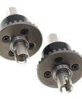 2Pcs Metal Front And Rear Differential Gear Set For WLtoys 1 14 144010 144001 144002 And 1 12 124016 124017 124018 124019 RC Cars CNC