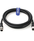 M12 A Code 12 Pin Male To Female Cable For Cognex Cameras Actuators Sensors Industrial Ethernet Fieldbus 2M Beefy Washdown Ready