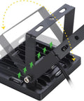 JUDYSSY Flood Light Led Security Light Ip65 Waterproof Spotlight 8000Lm Outdoor bracket for adjustable mounting angle.