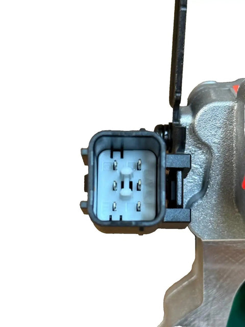 Top Shelf Air Conditioning Compressor Inverter For Hyundai Kona Electric 2019 To 2023 And Kia Niro EV Replace 97728K4000 connector close-up view.