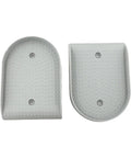 Non Slip Stair Stepper Pedals Gray Pair For Climbing Equipment Gym Gear Made From ABS Plastic Durable Replacement Parts With Easy Screw Installation For Cardio Workouts gray ABS plastic pair