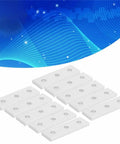 Heavy Duty 10 Pack Flat Joining Plates For T Slot Aluminum Extrusion Profiles Mending Repair Brackets with three holes