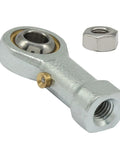 Heavy Duty Female Rod End Bearing With 1/4 Inch Bore And 1/4-28 Right Hand Thread, Industrial Alloy Steel, Corrosion Resistant, 4 Pack Built Tough For Real World Machines And Projects. with lock nut