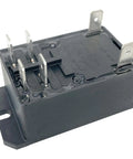 Black housing of Six Pin 120VAC DPST NO Industrial Power Relay with 30A contacts and 120V coil, perfect for HVAC and pump control.
