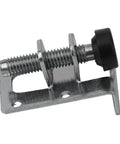 Rock Solid Steel Adjustable Leveling Feet For Furniture Stabilization angle view showing steel construction and rubber foot