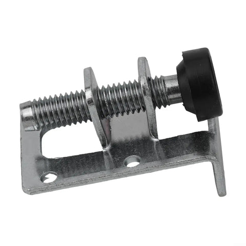 Rock Solid Steel Adjustable Leveling Feet For Furniture Stabilization angle view showing steel construction and rubber foot