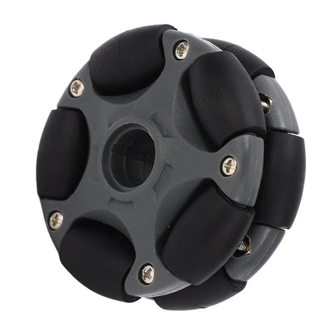 58Mm Wheel For Robot Kits Built To Take A Beating, Double Row Rotating Directional Wheel With Hub For Motor Axle