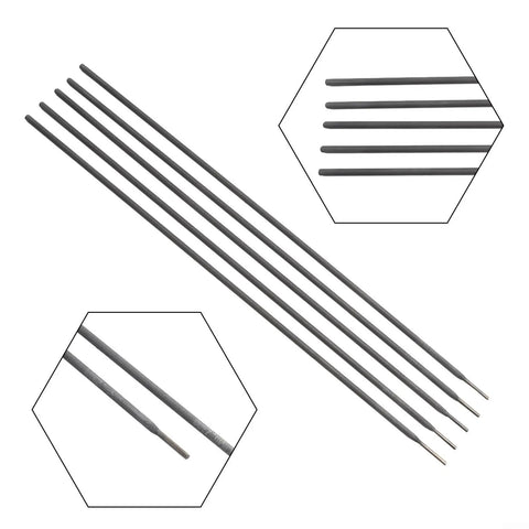 Pro Grade Nickel 99 Welding Rods 1/8 Inch Electrodes For Gray Cast Iron To Mild Or Stainless Steel, Preheat To 350F, Automotive Metal Fabrication Pack Of 5, 3.2mm, five rods