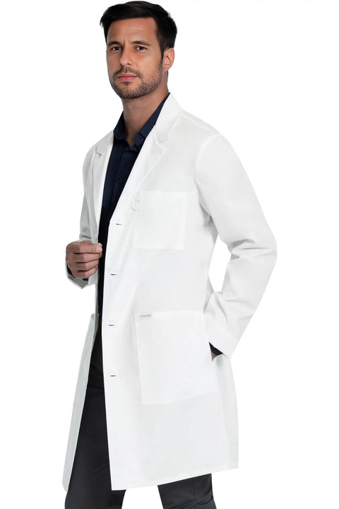Plus Size White Lab Coat For Men And Women With 3 Pockets And 38 Inch Center Back Length CK460 3XL Workhorse Unisex Medical Coat