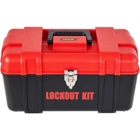 43 Piece Industrial Lockout Tagout Safety Kit Featuring Key Padlocks And Assorted Colored Tags For Electrical Mechanical Jobsite Protection Tough As Nails Hard Hat Crew Essential