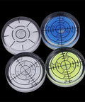 for acrylic for spirit Level 32mm Wear-Resistant Lens for acrylic in four colors with internal measurement lines.