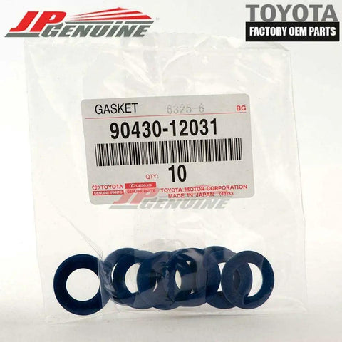 Toyota Oil Drain Plug Gasket Set Blue QTY 10 For Quick No Fuss Oil Change Replacement Seals For Engine Oil Pan Drain Plug