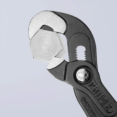 RAP Tools Raptor Pliers 87 41 250 Pro Grade Pliers For Tradesmen gripping a bolt, showcasing durable jaws