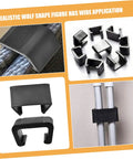 Hella Secure 50 Pack Rattan Wicker Furniture Connectors Heavy Duty Plastic Patio Chair Clips for modular furniture assembly.
