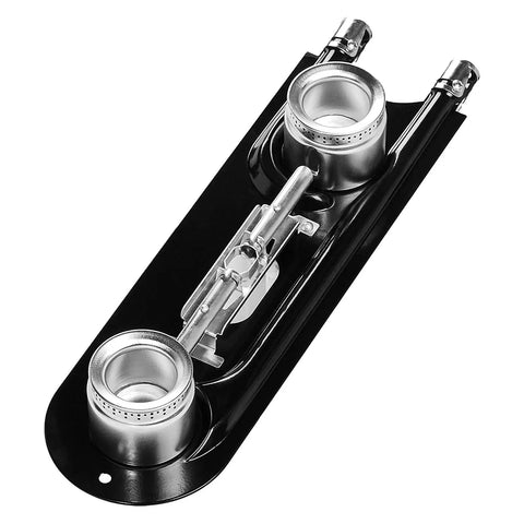 2 Pack Double Burner Head Gas Burner Replacement Part For Magic Chef Appliances Compatible With AP5180469 W10124421 1430218 Y0300248