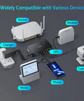 Power Battery Backup For Router And CCTV System With 18000mAh 66Wh Battery Supports 12V 2A 9V 2A 24V 0.8A And PoE 15V1.3A setup