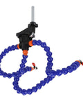 Flexible Helping Hand Soldering Tool Set With Adjustable Arms And Aluminum Base For Stable PCB Assembly Jewelry Making And DIY Crafts