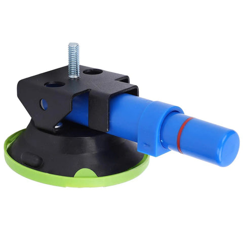 Heavy Duty 3 Inch Vacuum Suction Cup Dent Puller With Rubber Hand Pump for quick auto body repair. Close-up of suction cup.