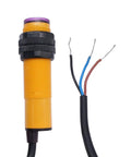 30Cm Adjustable M18 Diffuse Photoelectric Switch Sensor Three-Wire NPN Normally Open Proximity Sensor 6-36V DC E3F-DS30C4