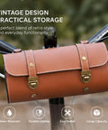 Bike Handlebar Bag For Marin Rift Zone 2000 To 2025 Waterproof Front Bag With Dual Zippers Durable Oxford Cloth Storage
