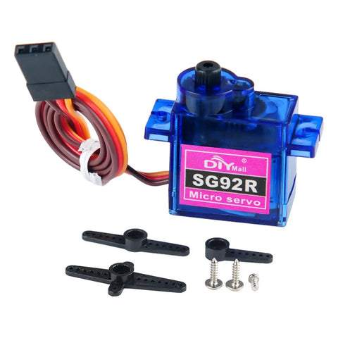 SG92R 9G Micro Servo Kit For Arduino Projects Analog Servo Motors Tiny Mini Servos With 360 Degree Continuous Rotation 4.8V To 6.0V