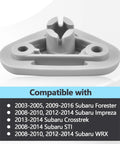 Subaru Sun Visor Mount Clip Gray Driver Side Repair Bracket For Forester Impreza Crosstrek WRX STI Easy Install Replacement Part