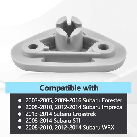 Subaru Sun Visor Mount Clip Gray Driver Side Repair Bracket For Forester Impreza Crosstrek WRX STI Easy Install Replacement Part