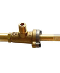 Tough Heavy Duty Natural Gas Range Stove Top Burner Valve Replacements For Commercial Restaurant Kitchens Two Pack Set Made In Taiwan Total Length Three And Three Eighths Inches Stem One And One Quarter Inch