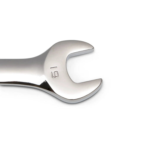 19mm open-end wrench from 15 Piece Metric 12 Point Combination Wrench Set With Tool Roll For Easy Carry Heavy Duty Chrome Alloy Steel Off Corner Box End Grips Built To Last And Reduces Fastener Rounding Sizes Stamped On Both Sides For Quick ID