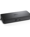 Next Level Thunderbolt 5 Smart Dock Multiport Hub in black, designed for dual 8K monitor support, featuring USB ports.