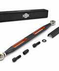 Shift Linkage Shifter For Harley Touring Motorcycles Softail Dyna Street Glide Road King Electra Glide Trike 1980 To 2024 Two Tone Black Orange Design Durable Aluminum Construction Easy Install black orange aluminum linkage with hardware