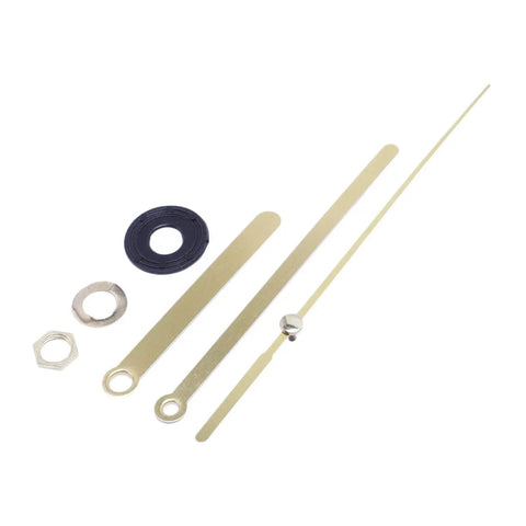 Replacement Wall Clock Movement Kit With Quartz Motor Hands And Fittings for Pendulum Mechanism, metal and plastic parts