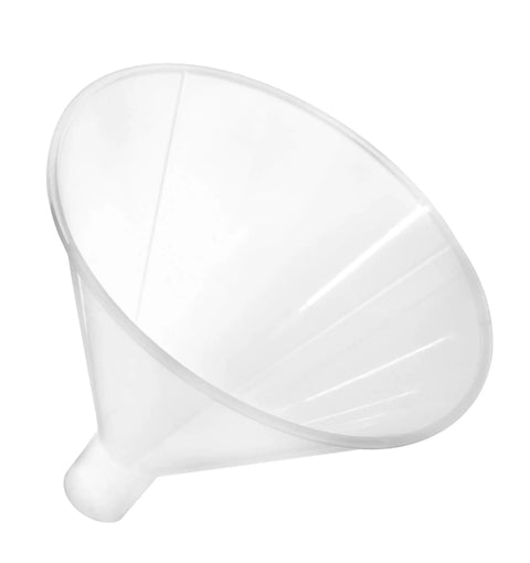 Powder Funnel 4 Inch Wide Polypropylene Pro Grade Lab Funnel With Parallel Stem Resistant To Acids And Alkalis Perfect For Chemistry Class Research Lab Or Home Science Projects