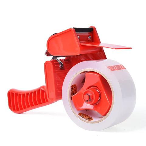 Packing Tape With Dispenser 2.6 Mil Thick 1.88 Inch By 55 Yard Heavy Duty Clear Box Tape for carton sealing, moving, and shipping.