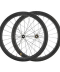Vel Road Bike Carbon Wheelset 700C Clincher Disc Brake Tubeless Ready with 50mm Aero Rims, 36T Hub, Pillar Spokes